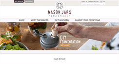 Desktop Screenshot of masonjars.com